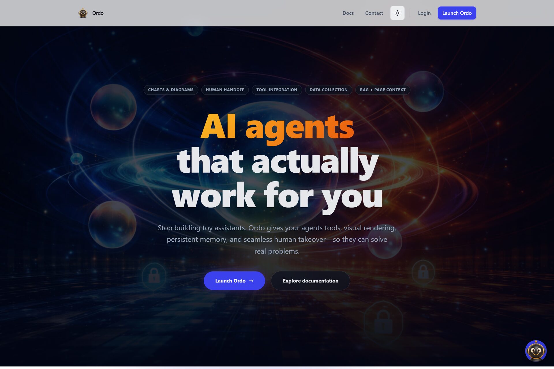Ordo agent interface