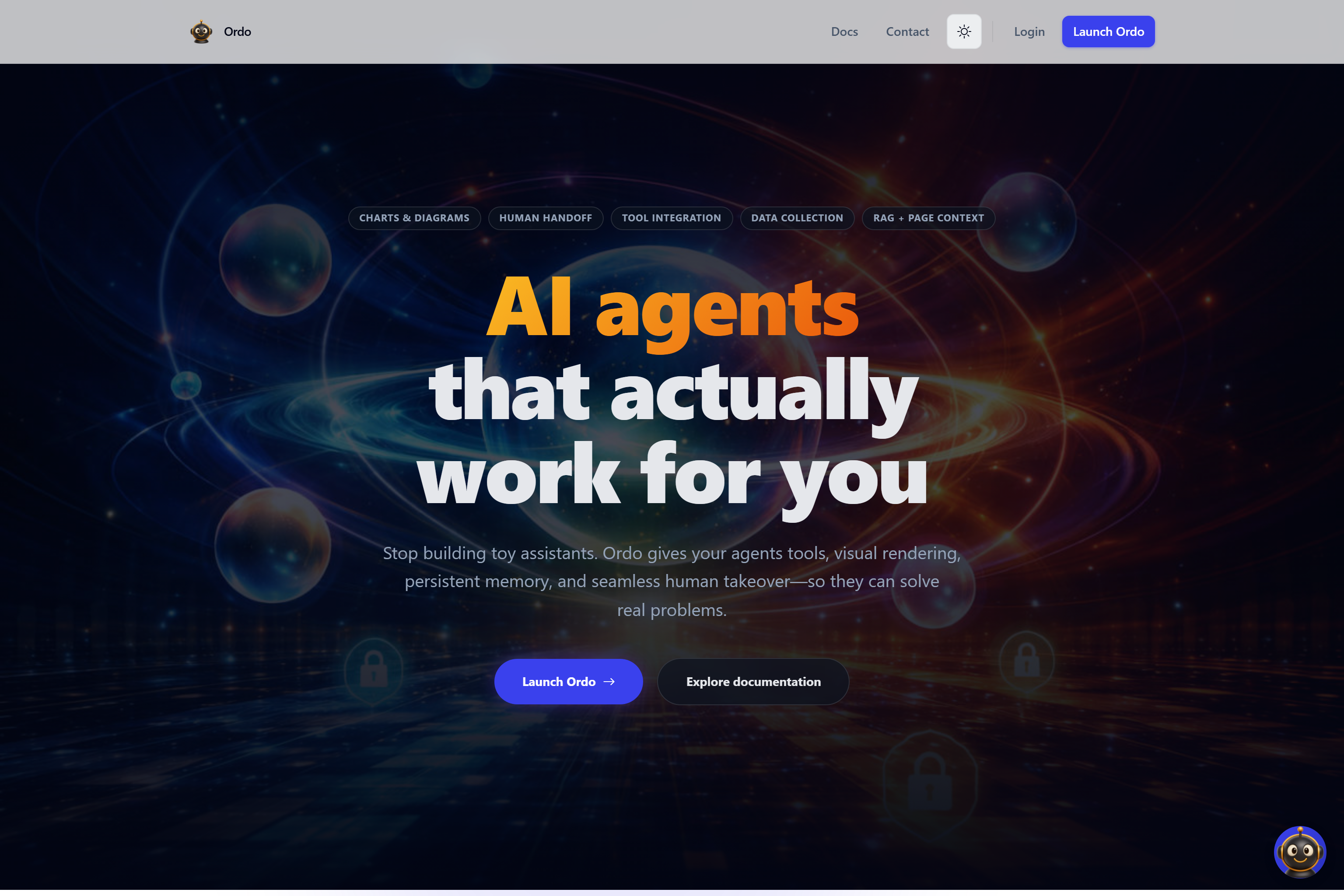 Ordo agent interface